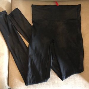 Spanx leather leggings